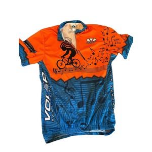 Voler 2005 Limited Edition Cycling Jersey Of The Month 1/4 Zip Small Music